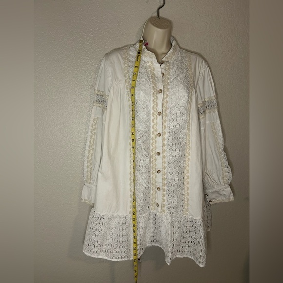 Beulah White with Ivory Embroidery Dress - Picture 11 of 11